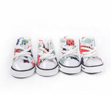 Load image into Gallery viewer, 2022 Dog Denim Canvas Shoes Wear-resistant Non-slip Dog Shoes for Small Dogs Cats Breathable Casual Dog Boots foot protector