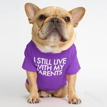 Load image into Gallery viewer, Cute Dog Tshirt for Small Medium Dogs Summer Dog Clothes French Bulldog Shirt Kawaii Pug Costume Pet Dog Clothing Dropshipping
