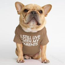 Load image into Gallery viewer, Cute Dog Tshirt for Small Medium Dogs Summer Dog Clothes French Bulldog Shirt Kawaii Pug Costume Pet Dog Clothing Dropshipping