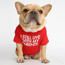 Load image into Gallery viewer, Cute Dog Tshirt for Small Medium Dogs Summer Dog Clothes French Bulldog Shirt Kawaii Pug Costume Pet Dog Clothing Dropshipping
