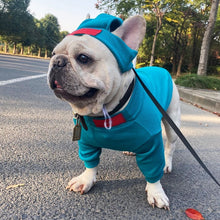 Load image into Gallery viewer, Fashion Dog Clothes With Hat Set Super French Bulldog Clothing For Small Medium Fat Dogs Elastic Undershirt Hoodie Pets Clothing