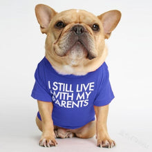 Load image into Gallery viewer, Cute Dog Tshirt for Small Medium Dogs Summer Dog Clothes French Bulldog Shirt Kawaii Pug Costume Pet Dog Clothing Dropshipping