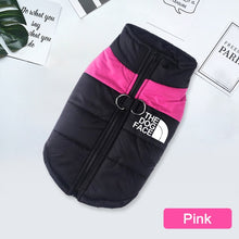 Load image into Gallery viewer, Waterproof Dog Clothes Pet Coat Winter Warm Vest Padded Zipper Jacket Dog Clothing for Small Medium Big Dogs The Dog Face Outfit