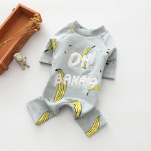 Load image into Gallery viewer, Cotton Pet Jumpsuit Banana