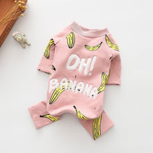 Load image into Gallery viewer, Cotton Pet Jumpsuit Banana