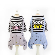 Load image into Gallery viewer, Dog Pajamas 100% Cotton Dog Pyjama Jumpsuit Clothes For Yorkies Chiwawa Cute Dog Overalls Pijama Pet Costume Pajamas For Dogs XL