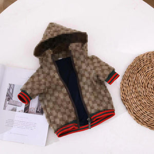 TrendyHoodie with Lining Dog Clothing