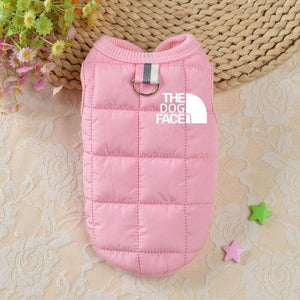 Pink Pet Dogs Clothes Winter Cotton Dogs Vest Coats Plus Warm For Small Medium Dog Clothing Puppy French Bulldog Chihuahua Perro