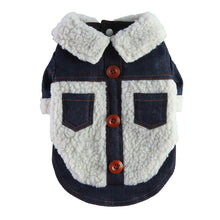 Load image into Gallery viewer, Winter Dog Jacket Puppy Dog Clothes Pet Outfits Denim Coat Jeans Costume for Chihuahua Poodle Bichon Pet Dog Clothing Apparel 30
