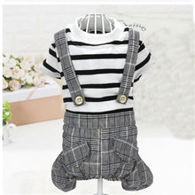 Load image into Gallery viewer, Jumpsuit For Small Dogs Chihuahua Pug Poodle Plaid Pants Hoodies Romper Clothing
