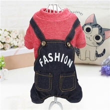 Load image into Gallery viewer, Jumpsuit For Small Dogs Chihuahua Pug Poodle Plaid Pants Hoodies Romper Clothing
