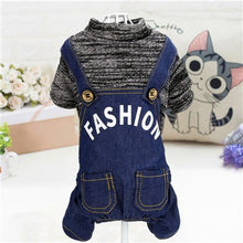 Load image into Gallery viewer, Jumpsuit For Small Dogs Chihuahua Pug Poodle Plaid Pants Hoodies Romper Clothing
