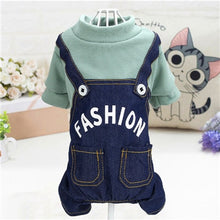 Load image into Gallery viewer, Jumpsuit For Small Dogs Chihuahua Pug Poodle Plaid Pants Hoodies Romper Clothing
