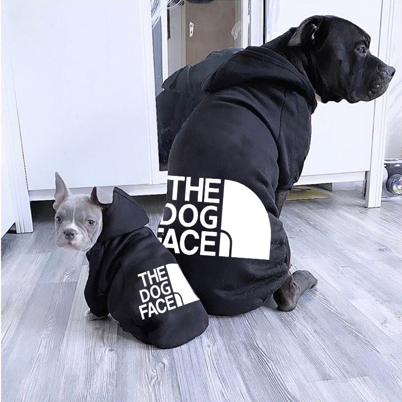 Dog Face Luxury Pet Dog Clothes Designer Cotton Puppy Hoodie French Bu –  pawsntreatsshop