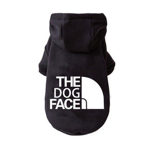 Dog Face Luxury Pet Dog Clothes Designer Cotton Puppy Hoodie French Bulldog Chihuahua Clothing Golden Retriever Large Dog Coats
