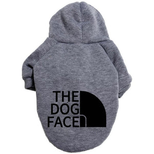 Dog Face Luxury Pet Dog Clothes Designer Cotton Puppy Hoodie French Bulldog Chihuahua Clothing Golden Retriever Large Dog Coats
